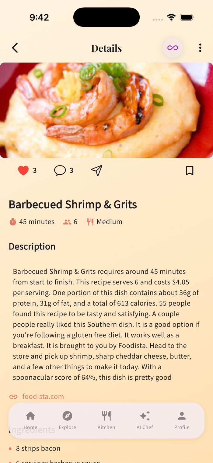 RecipEase — AI Recipe Scanner & Smart Kitchen